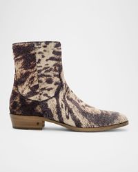 John Varvatos - Ludlow Zip Ankle Boots - Lyst