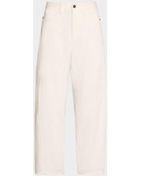 Maria McManus - Mid-Rise Barrel-Leg Crop Jeans - Lyst