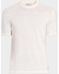 Jonathan Simkhai - Apos;S Nathan Silk And Cashmere Crewneck T-Shirt - Lyst