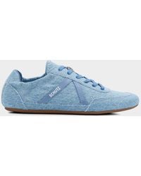 SCHUTZ SHOES - Eight Denim Low-Top Sneakers - Lyst