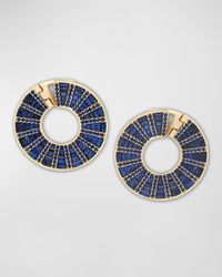 Kavant & Sharart - 18k Gold And Sapphire Earrings - Lyst