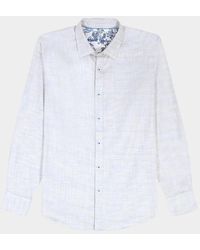 Robert Graham - Edison Space-Dye Cotton Shirt - Lyst