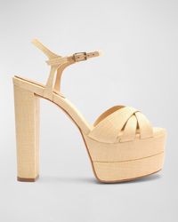 SCHUTZ SHOES - Keefa Ankle-Strap Platform Sandals - Lyst