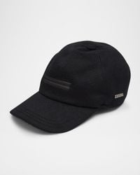 ZEGNA - Oasi Cashmere And Wool Baseball Cap - Lyst