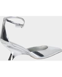 Jonathan Simkhai - Vixen Metallic Patent Leather Wedge Pumps - Lyst