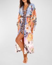 Agua Bendita - Debra Numen Kimono Coverup - Lyst