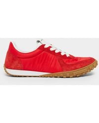 Givenchy - Apos;S Glide Nylon/Suede Low-Top Runner Sneakers - Lyst