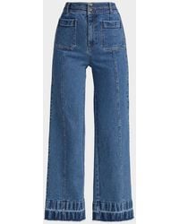 Likely - Dorothea Wide-Leg Denim Pants - Lyst