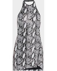 IRO - Allany Sequined Halter Mini Dress - Lyst