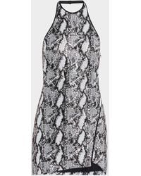 IRO - Allany Sequined Halter Mini Dress - Lyst