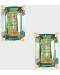 KALAN by Suzanne Kalan - 14K Emerald-Cut Stud Earrings - Lyst