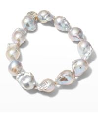 Margo Morrison - 5th Avenue Baroque Pearl Stretch Bracelet - Lyst