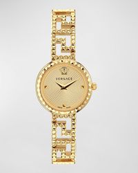 Versace - 28Mm Greca Goddess Watch With Bracelet Strap, Plated - Lyst