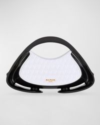 Balmain - Jolie Madame Medium Top-handle Bag In Quilted Polyurethane - Lyst
