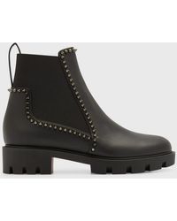 Christian Louboutin - Out Lina Spike Sole Ankle Boots - Lyst