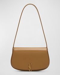 Saint Laurent - Mini Ysl Flap Leather Shoulder Bag - Lyst