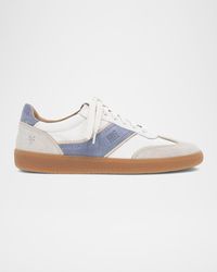 Frye - Milly Mixed Leather Low-Top Sneakers - Lyst
