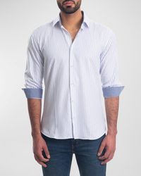 Jared Lang - Striped Button-down Shirt - Lyst