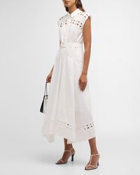 Acler - Keeling Belted Midi Dress - Lyst