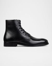 Donald J Pliner - Pete Leather Lace-Up Boots - Lyst