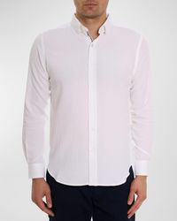 Robert Graham - Reid Textured Cotton Sport Shirt - Lyst