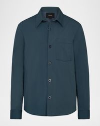 Vince - Apos;S Insulated Technical Cotton Shirt Jacket - Lyst