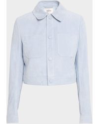 FRAME - The Small Suede Jacket - Lyst