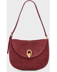 SAVETTE - The Tondo Suede Hobo Bag - Lyst