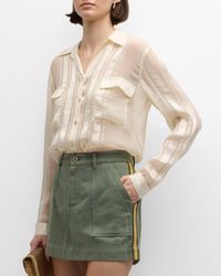 Le Superbe - Long-Sleeve Ribbon Stripe Shirt - Lyst