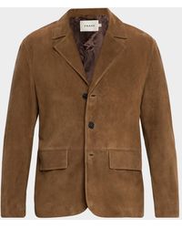 FRAME - Apos;S Suede Blazer - Lyst