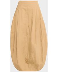A.L.C. - Veda Stretch Cotton Midi Skirt - Lyst