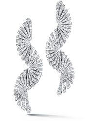 Miseno - Ventaglio 18k Long Diamond Fan-drop Earrings - Lyst