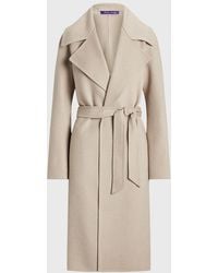 Ralph Lauren - Leonarda Belted Cashmere Wrap Coat - Lyst