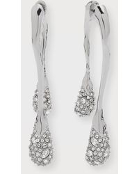 Alexis - Solanales Front-Back Double Drop Crystal Earrings - Lyst