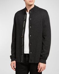 Fisher + Baker - Palmer Stand-Collar Cardigan - Lyst