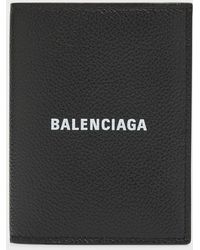 Balenciaga - Leather Vertical Bifold Wallet - Lyst