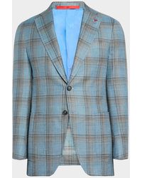 Isaia - Apos;S Wool-Blend Plaid Sport Coat - Lyst