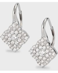 Frederic Sage - 18k White Gold Medium Fleur D'amour Diamond Earrings - Lyst