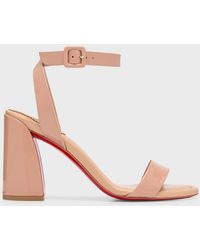Christian Louboutin - Miss Sabina Red Sole Ankle-strap Sandals - Lyst