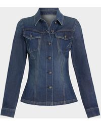 Ramy Brook - Dani Fitted Denim Jacket - Lyst