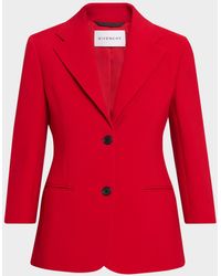 Givenchy - Single-Breasted Blazer Jacket - Lyst