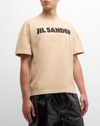 Jil Sander - Short-Sleeve Logo-Print T-Shirt - Lyst