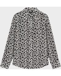 Rails - Kathryn Heart-Print Button-Front Shirt - Lyst