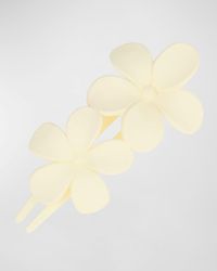 L. Erickson - Carmel Floral Pinch Clip - Lyst