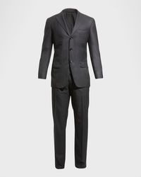 Kiton - Two-Piece Solid Wool Suit - Lyst