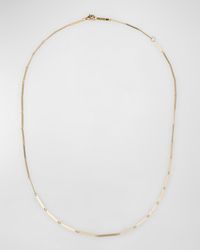Lana Jewelry - 14K Laser Rectangle Chain Necklace, 18" - Lyst