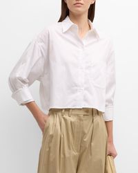 Twp - Soon To Be Ex Tux 3/4-Sleeve Button-Front Shirt - Lyst