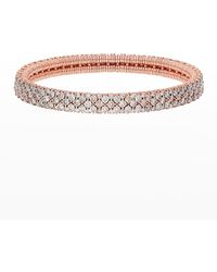 ’ROBERTO DEMEGLIO - Cashmere 18K Rose Diamond Stretch Bracelet - Lyst