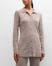 Barefoot Dreams - Cozychic Ultra Lite Ribbed Button-down Cardigan - Lyst