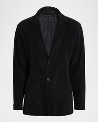 Homme Plissé Issey Miyake - Apos;S Pleated Basics Jacket - Lyst